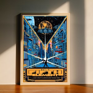 Pôster em tela do filme O Quinto Elemento, decoração de parede, decoração para casa, sem moldura