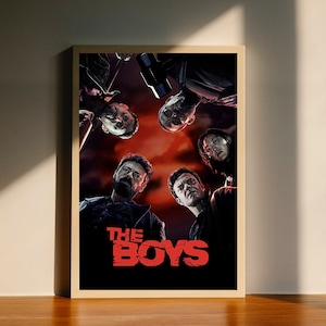 Cartaz de tela do filme The Boys, decoração de parede, decoração para casa, sem moldura