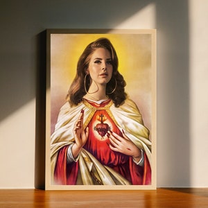 Lana Del Rey Leinwand Poster, Kunst, Wand Dekor, kein Rahmen