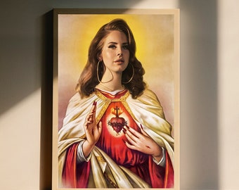 Lana Del Rey Canvas Poster, Wall Art Decor, Home Decor, No Frame