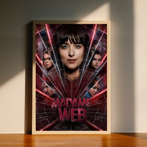Madame Web Movie Canvas Poster, Wall Art Decor, Home Decor, No Frame