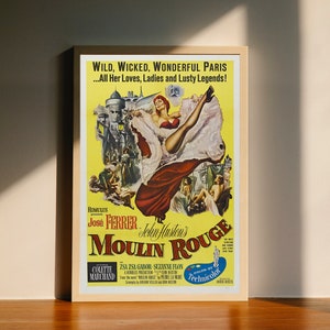 Moulin Rouge (1952) Movie Canvas Poster, Wall Art Decor, Home Decor, No Frame