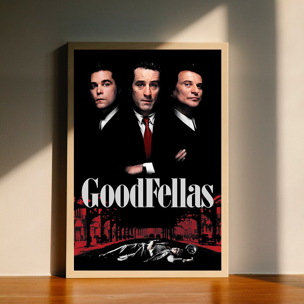 Goodfellas Movie Canvas Poster, Wall Art Decor, Home Decor, No