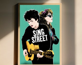 Affiche en toile de film Sing Street, décoration murale, décoration intérieure, sans cadre