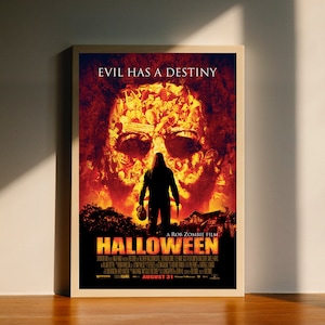 Halloween Rob Zombie Film Leinwand Poster, Wand Kunst Dekor, kein Rahmen