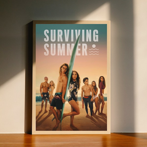 Surviving Summer 2023 Movie Canvas Poster, Wall Art Decor, Home Decor, No Frame