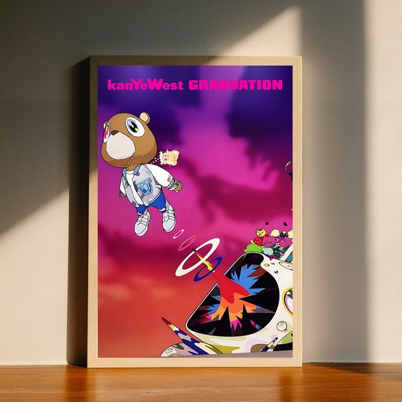 Kanye West Graduation Album Cover Canvas Poster, Wall Art Decor, Home  Decor, No Frame