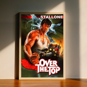 Over the Top (1987) Cartaz de tela do filme, decoração de parede, decoração para casa, sem moldura