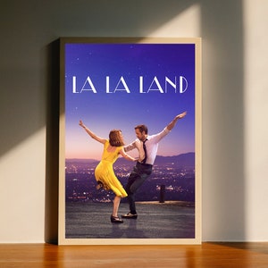 Pôster em tela do filme La La Land, decoração de parede, decoração para casa, sem moldura