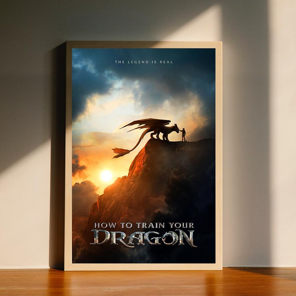 Targa In Metallo Vintage 'Dragon Not Worm' 20x30 Cm - Poster Umoristico Per Decorazione Pareti, Bar, Casa