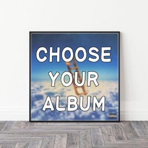 Custom Music Album Cover Posters, Choose Your Favorite Music Album Cover Printing, HD Canvas Print, Music Lover Gift,Frameless