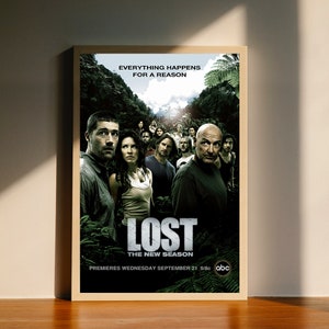 Canvasposter verloren tv, muurdecoratie, woondecoratie, geen lijst