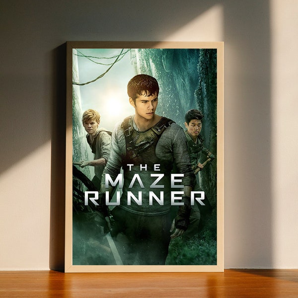 Affiche du film The Maze Runner, art mural, décoration d'intérieur, sans cadre