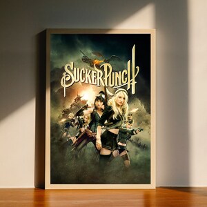 Sucker Punch Movie Canvas Poster, Wall Art Decor, Home Decor, No Frame