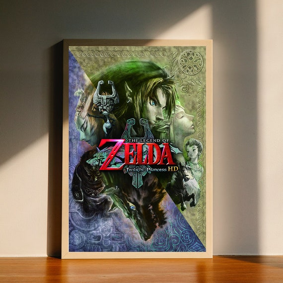 Legend of Zelda Twilight Princess Canvas Poster, Wall Art Decor