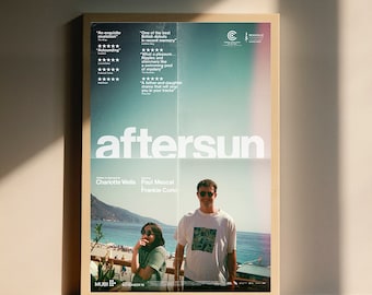 Poster du film Aftersun, art mural, décoration d&#39;intérieur, sans cadre