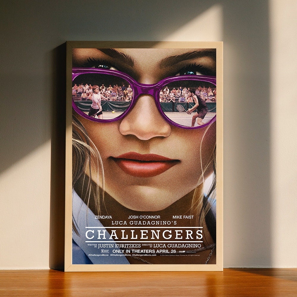 Challengers (2024) Movie Canvas Poster, Wall Art Decor, Home Decor