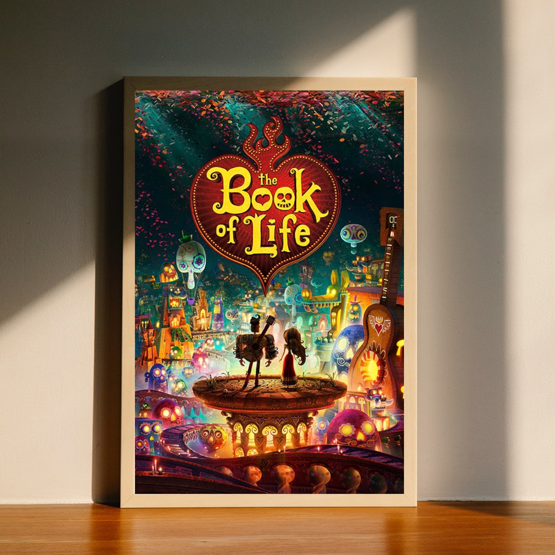 Book of Life Animation Movie Canvas Poster, Wall Art Decor, Home