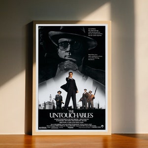Cartaz de tela do filme Os Intocáveis, decoração de parede, decoração para casa, sem moldura