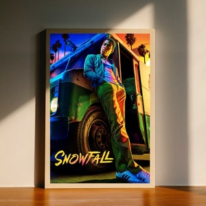 Snowfall Movie Leinwand Poster, Wand Kunst Deco, kein Rahmen