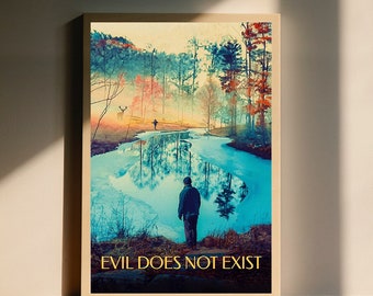 Evil Does Not Exist Movie Canvas Poster, Wall Art Decor, Home Decor, No Frame