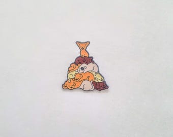 all the dogs enamel pin, dog lover gift