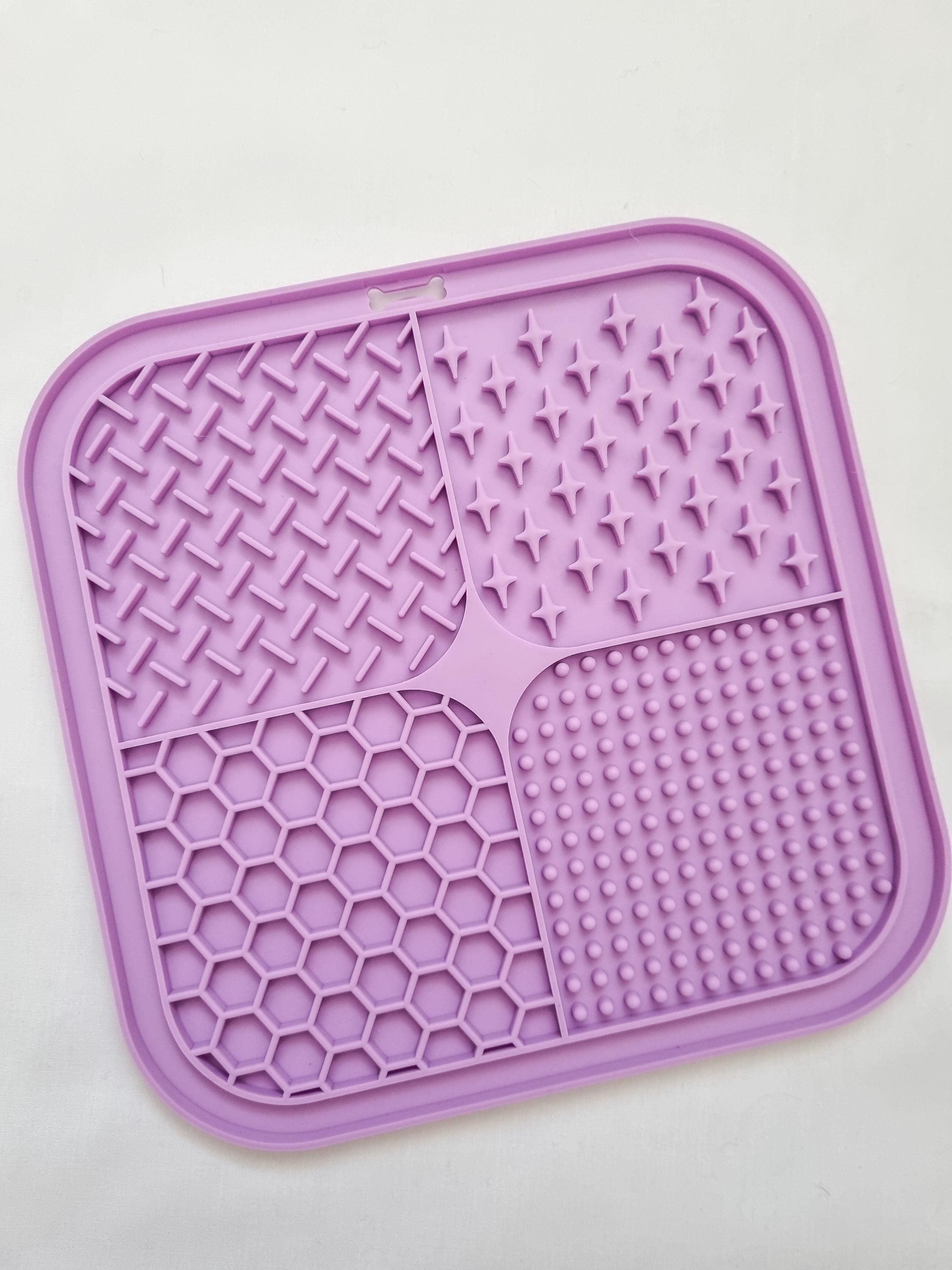 Silicone Pet Slow Feeder Mat, Licky Mat, Suction Cup Lick Pad, Dog ...