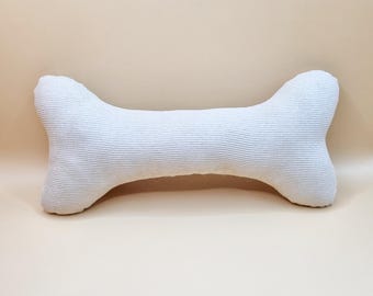 dog bone squeaky soft toy, dog toy, dog bone toy, squeaky toy, dog squeaky toy, soft toy for dogs, gift for dog, fudge and co
