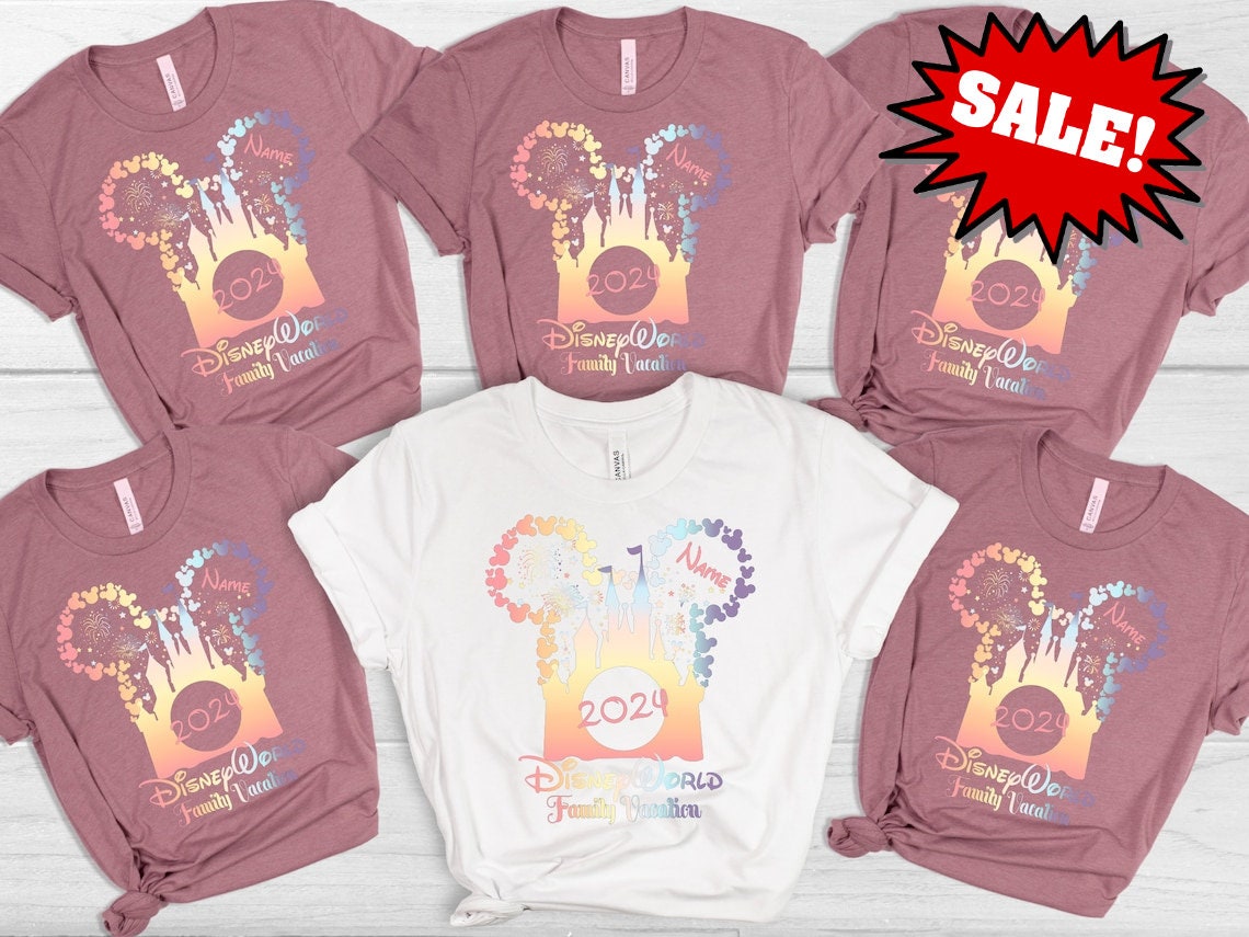 Disney Family Vacation 2024 Tshirt, Family 2024 Shirt sold by Alyse