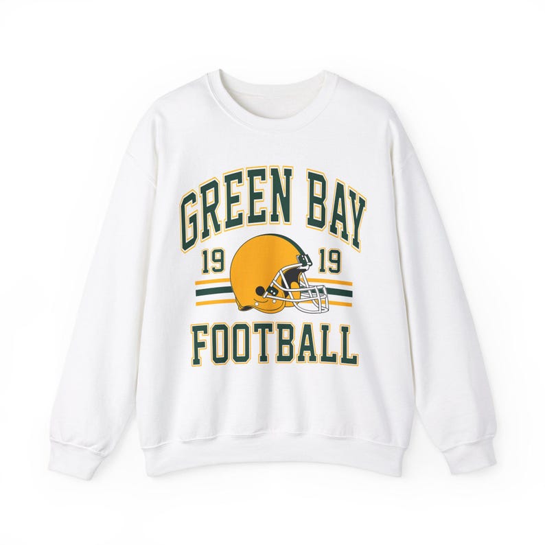 Vintage Green Bay Football Crewneck Sweatshirt, Sports Fashion, Unisex