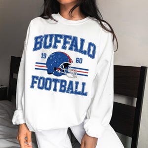 Vintage buffalo football png, sublimazione buffalo football, design buffalo football