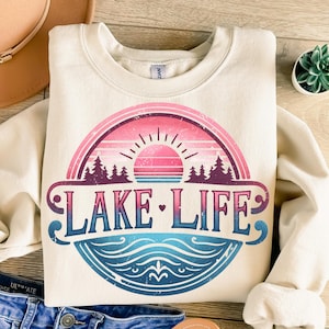 Lake Life Png, Vintage Png, Lake Png, Trendy Png, Lake Life Sublimation, Sublimation Design, T-Shirt Design, Sweatshirt Png