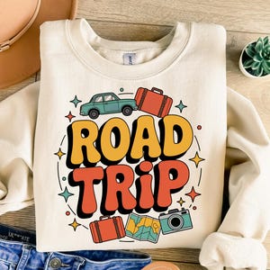 Road Trip Png, Travel Png, Trip Png, Vintage Png, Road Trip Sublimation, Trendy Png, Sublimation Design, T-Shirt Design, Sweatshirt Png