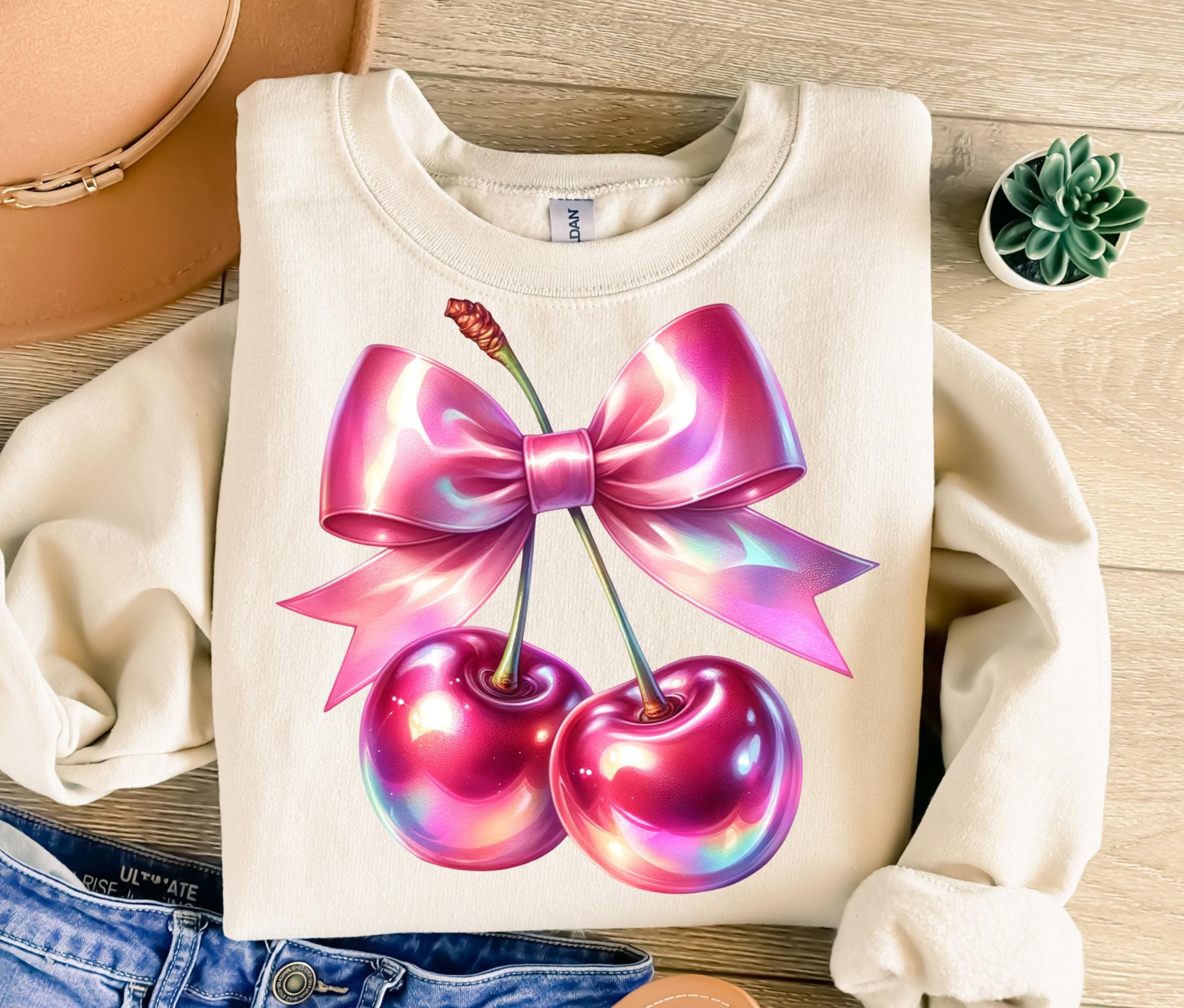 Cherry Sweatshirt - Etsy