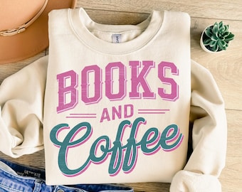 Books And Coffee Png, Books Png, Coffee Png, Books Sublimation, Trendy Png, Sublimation Design, T-Shirt Design, Sweatshirt Png