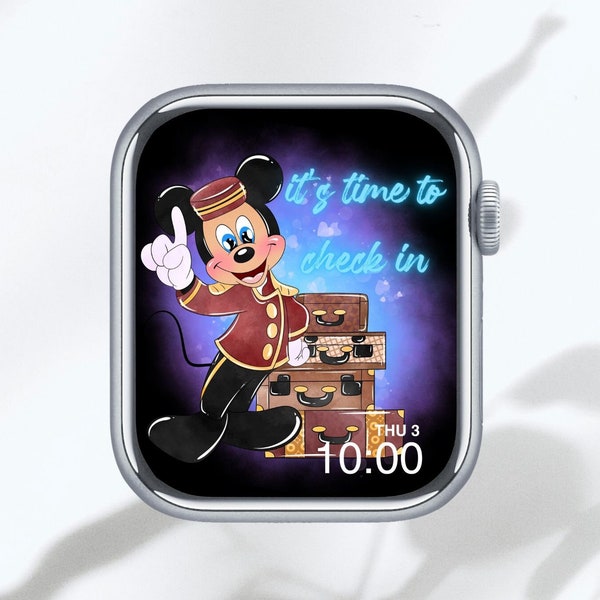 Tower Of Terror Mickey Apple Watch Wallpaper / Mickey Tower Of Terror SmartWatch Watch Face Digital / Mickey Watch Face Digital Download