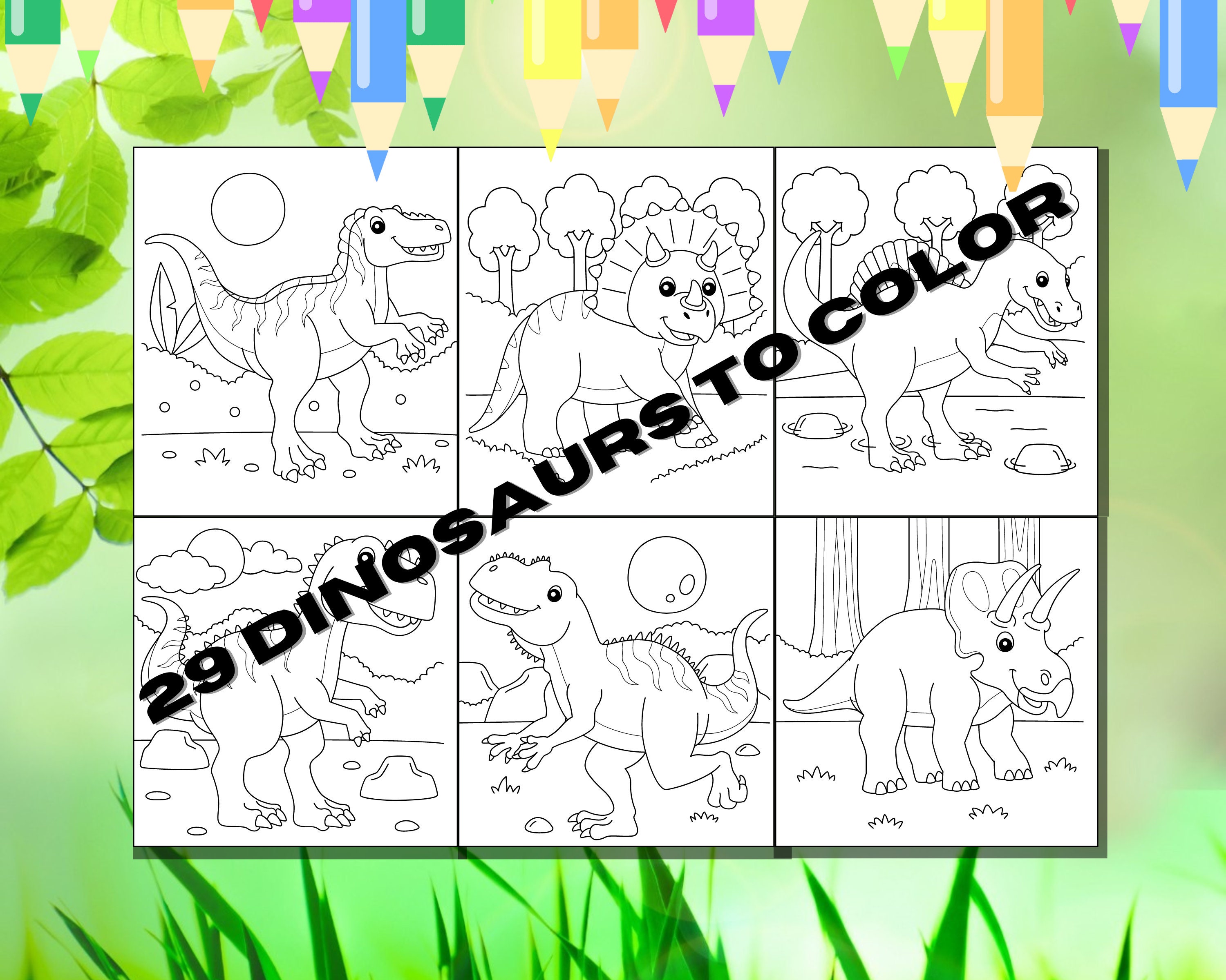 29 Printable Dinosaur Coloring Pages | Dinosaurs to Color | All Ages ...
