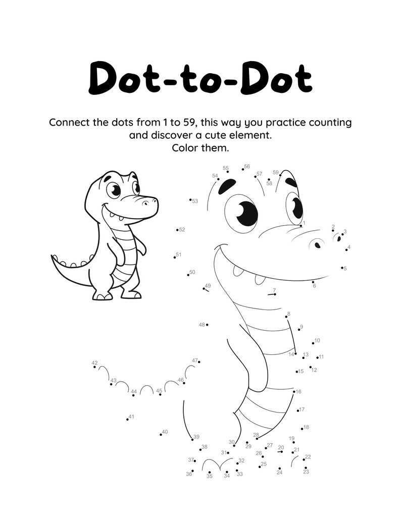 40 Printable Number Matching and Coloring Pages Join Numbers Coloring Pages for All Ages School ...