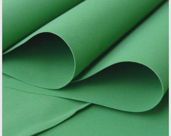 Espuma EVA verde de 2 mm para elaborar Flores Gigantes Foamiran