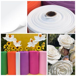 15m weißem Foam EVA 2mm für Riesenblumen