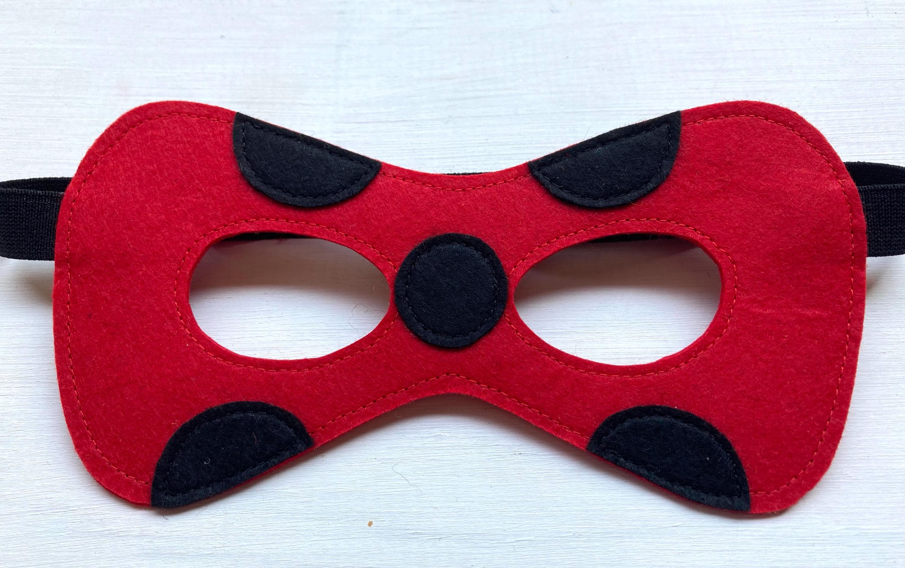 Shadow Masks Ladybug Ladybug, Handmade Felt Party Masks, Birthday Party, Halloween - Etsy