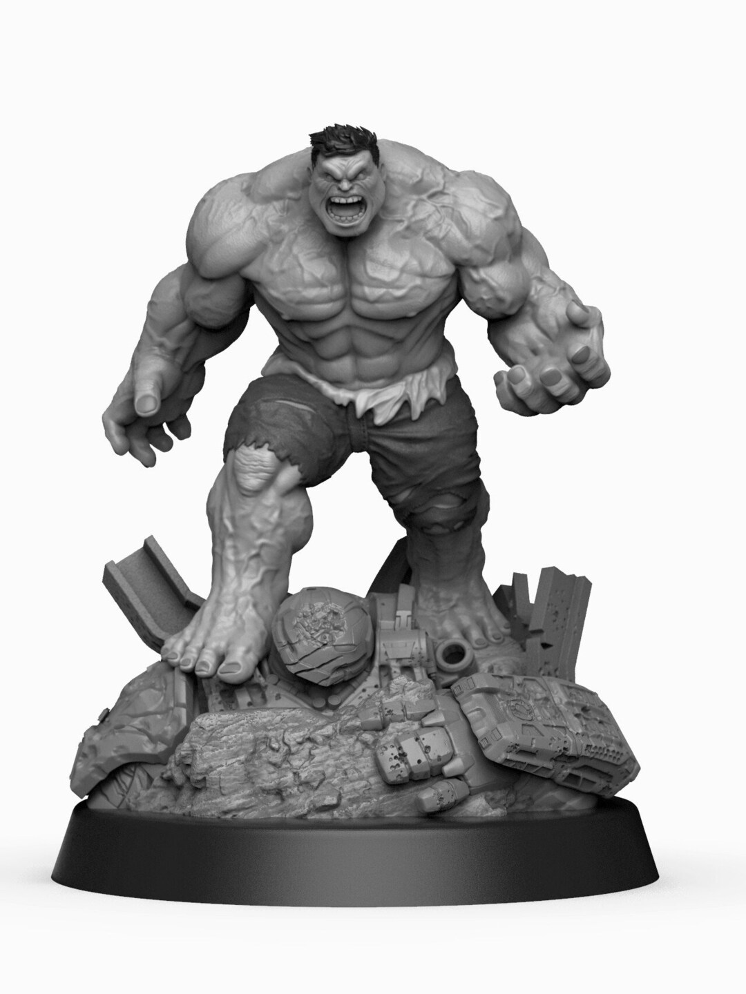 Hulk 3D Printable Stl File. - Etsy