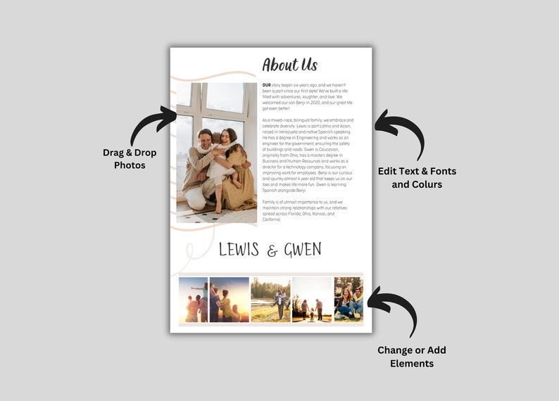 Adoption  Book Template