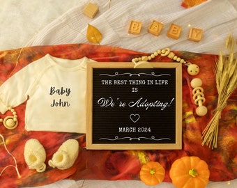 Adoption Baby Announcement | We’re adopting digital announcement | Adopting Announcement | Digital Announcement For Adoption | Social Media