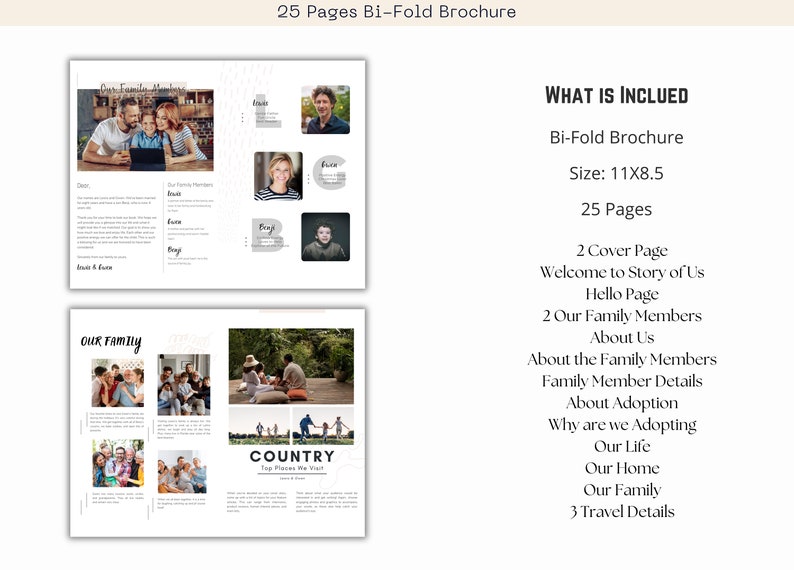 Adoption Profile Book Template