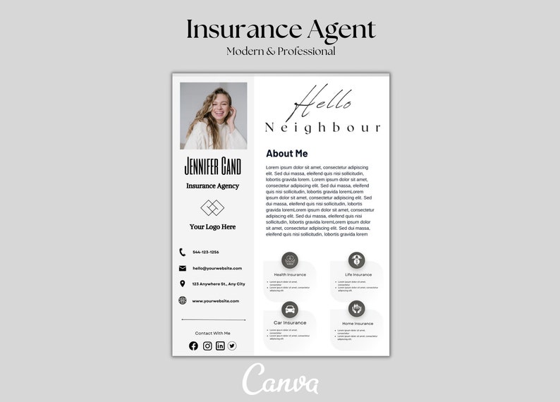 Insurance Agent Flyer Template