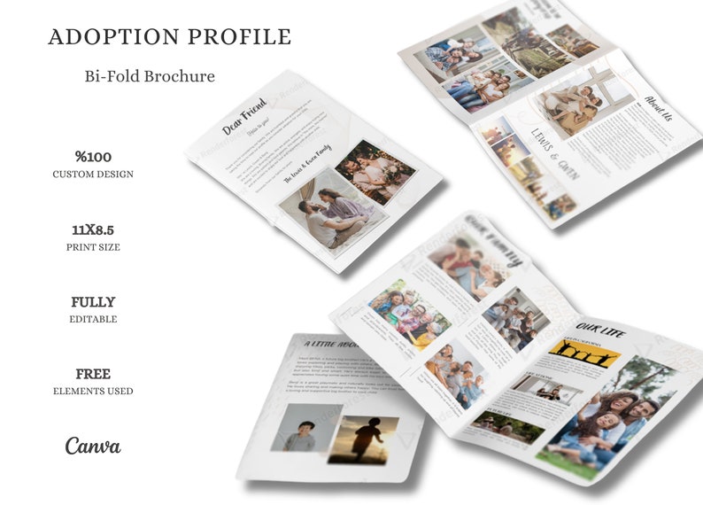 Adoption Profile Brochure Template