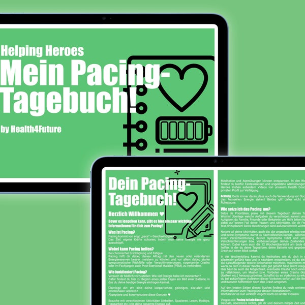 Mein Pacing Tagebuch - Helping Heroes