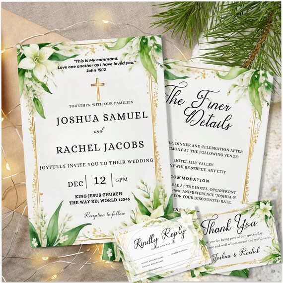 Christian Wedding Invitation 60 Photos Vianawedding