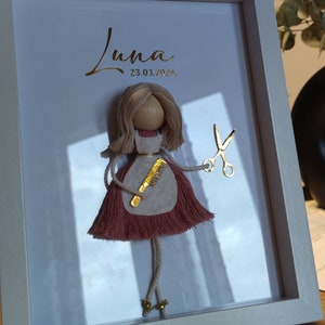 Macrame doll personalized gift image 2